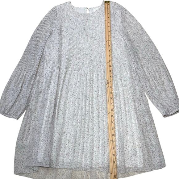 Aritzia Wilfred Daydreamer Pleated Chiffon Mini Dress - Picture 8 of 9